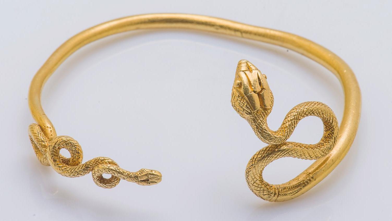   Bracelet romain : serpent d'Orient ou d'Égypte  ? 