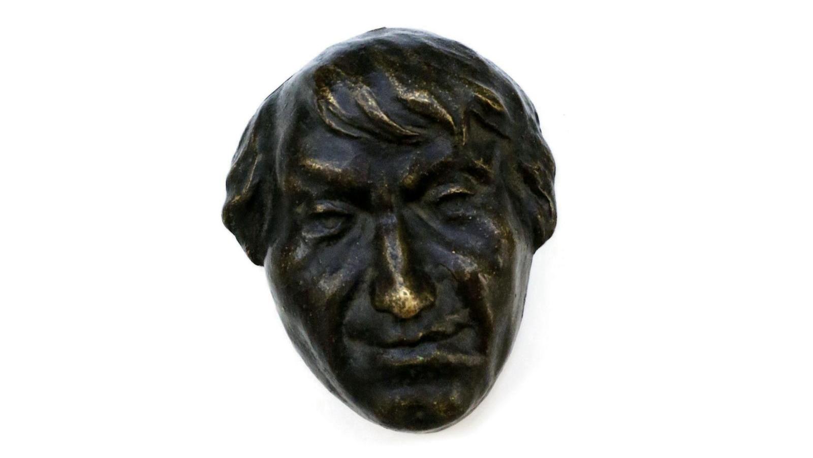 François-Rupert Carabin (1862-1932), Autoportrait, vers 1895, épreuve en bronze à... François-Rupert Carabin par lui-même