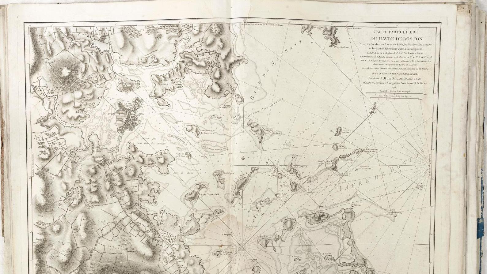 Charles-Pierre Claret de Fleurieu (1738-1810), Neptune américano-septentrional contenant... Les États-Unis à l’heure de l’Indépendance