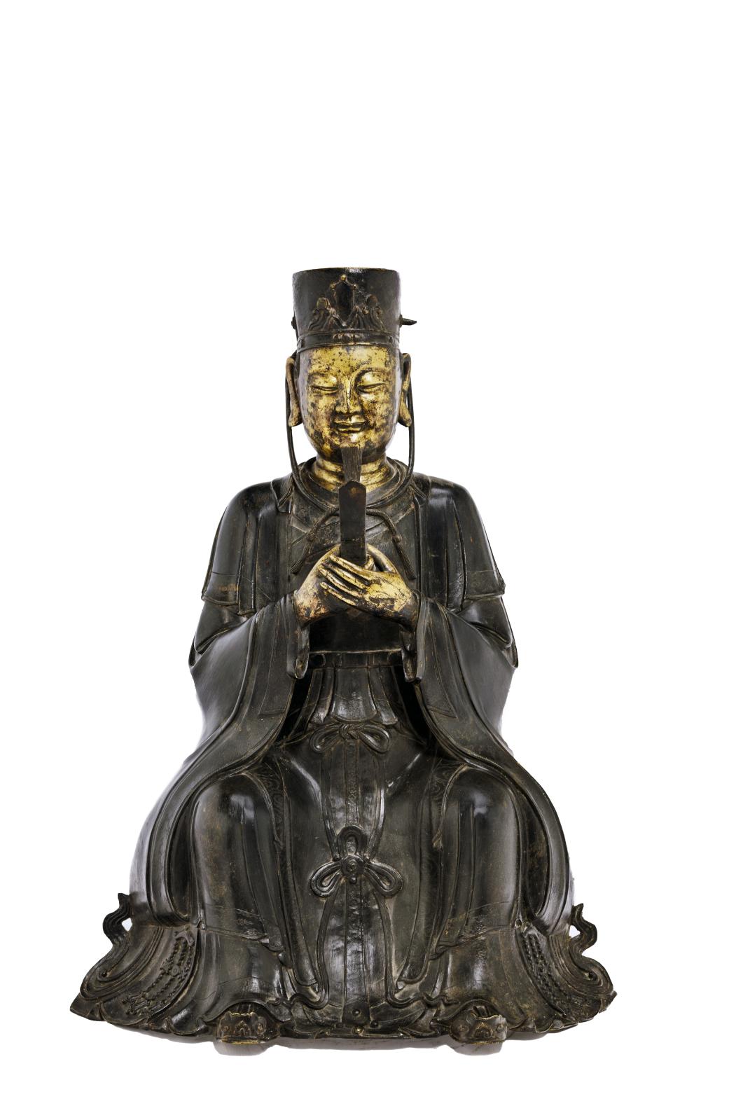 Wenchang Wang, un dieu lettré en bronze de la dynastie Ming 