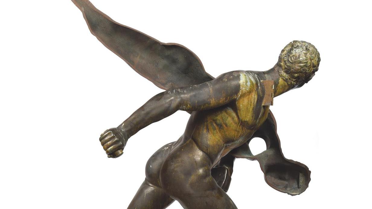 Armand Fernandez, dit Arman (1929-2005), Gladiateur Borghèse, 1999, épreuve en bronze... Le combat d’Arman 