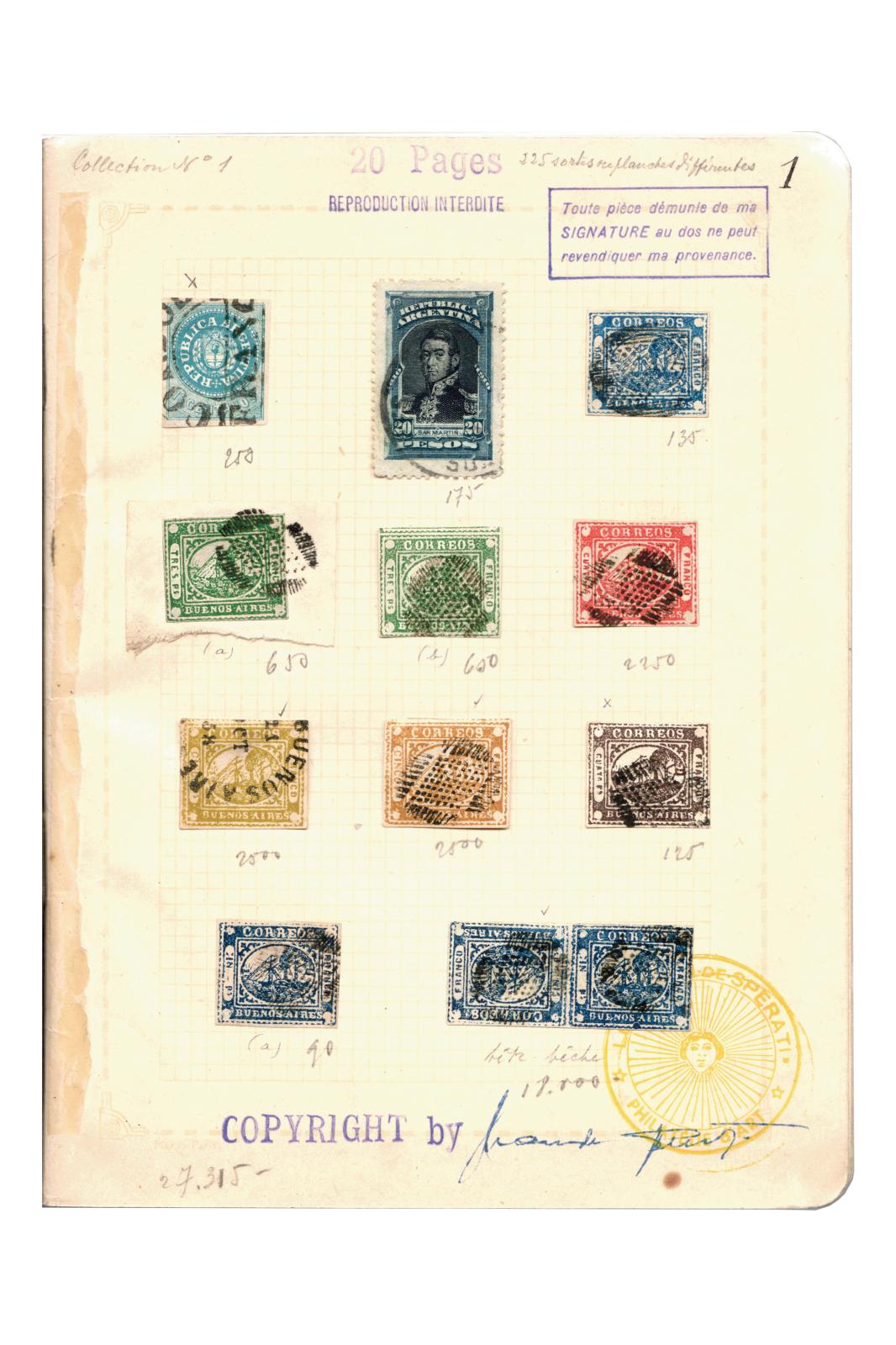 Des timbres  du monde entier… en apparence 
