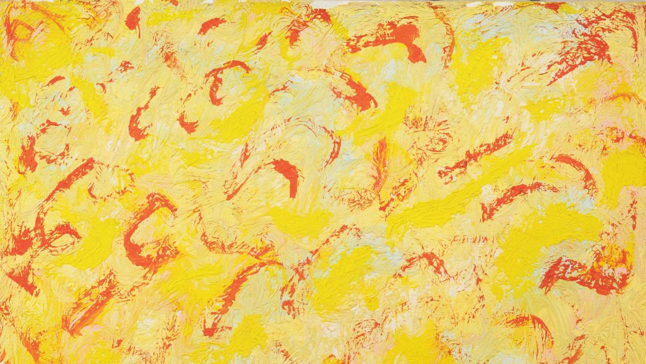 Beauford Delaney (1901-1979), Sans titre, 1963, huile sur toile, 41 x 33 cm (détail).... Jean Grenier, une certaine philosophie de l’art vue à travers sa collection d’art moderne