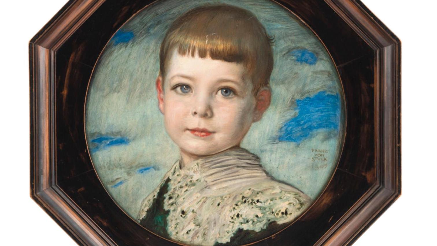   Portrait d’enfant de Franz von Stuck 