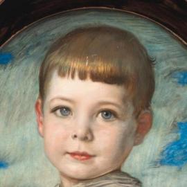 Portrait d’enfant de Franz von Stuck 