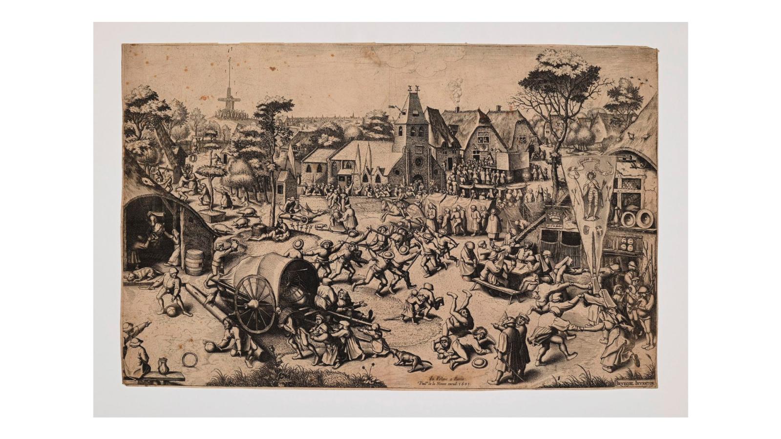 Kermesse flamande d’après Peter Bruegel l’Ancien