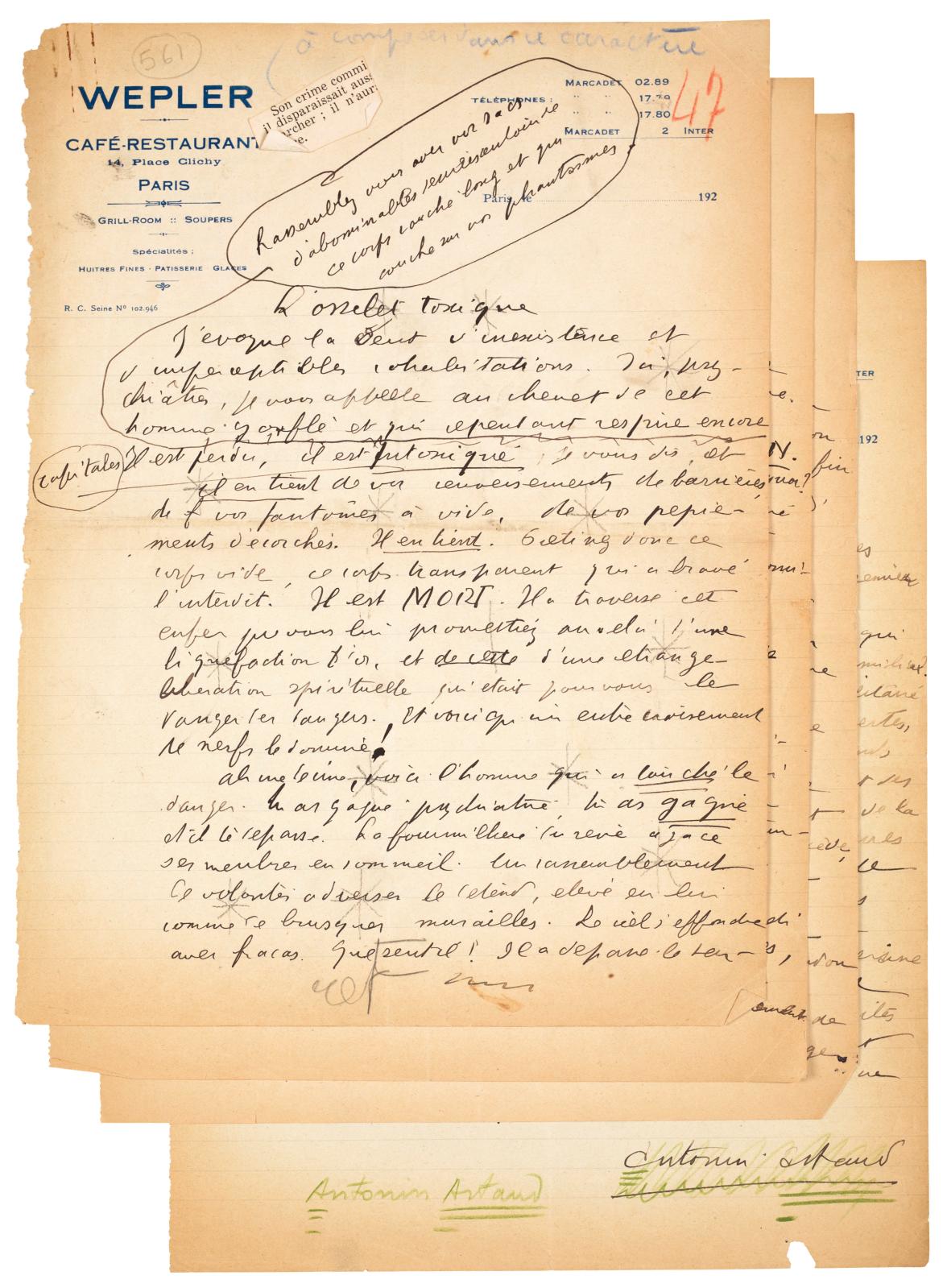 Un manuscrit 