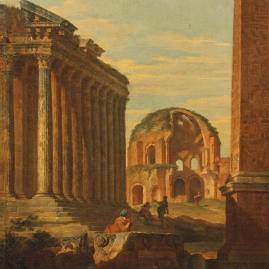Des vues de Rome de fantaisie de Giovanni Paolo Panini - Zoom