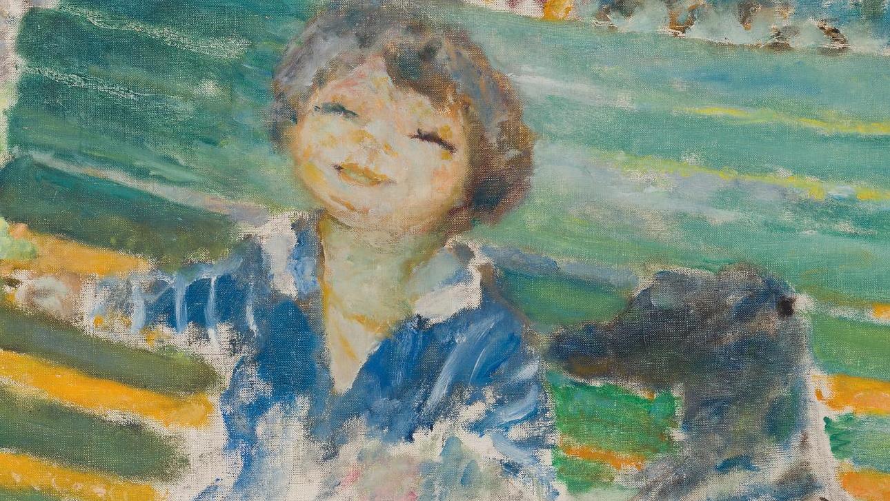 Pierre Bonnard (1867-1947), La Petite Fille au chien ou Isabelle Lecomte du Noüy... Bonnard, le goût du bonheur