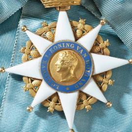 Rare médaille de l’Ordre royal de Hollande - Avant Vente