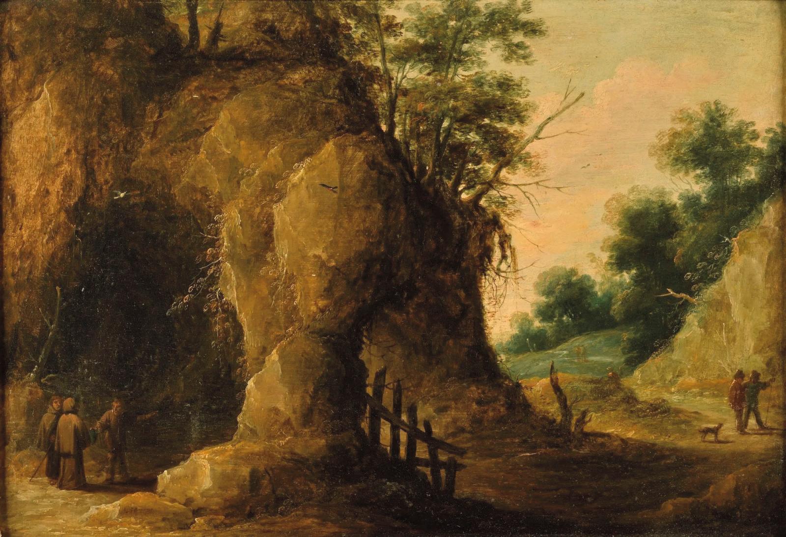 Un motif intrigant attribué à David II Teniers 