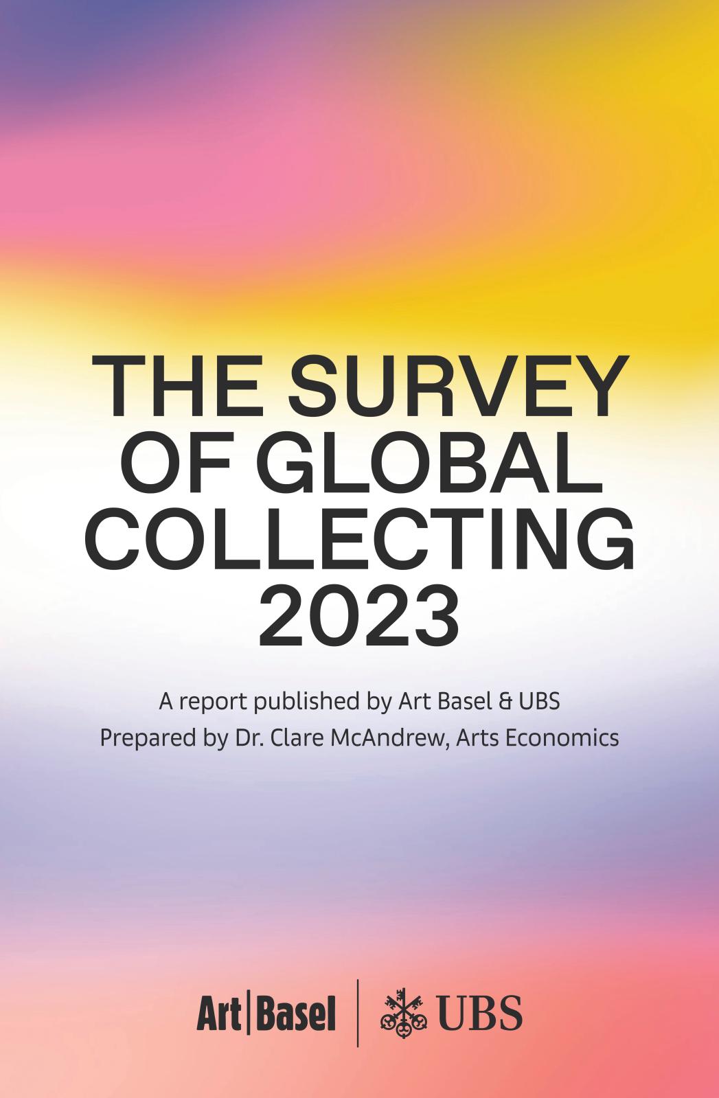  The Survey of Global Collecting 2023 : des collectionneurs plus prudents