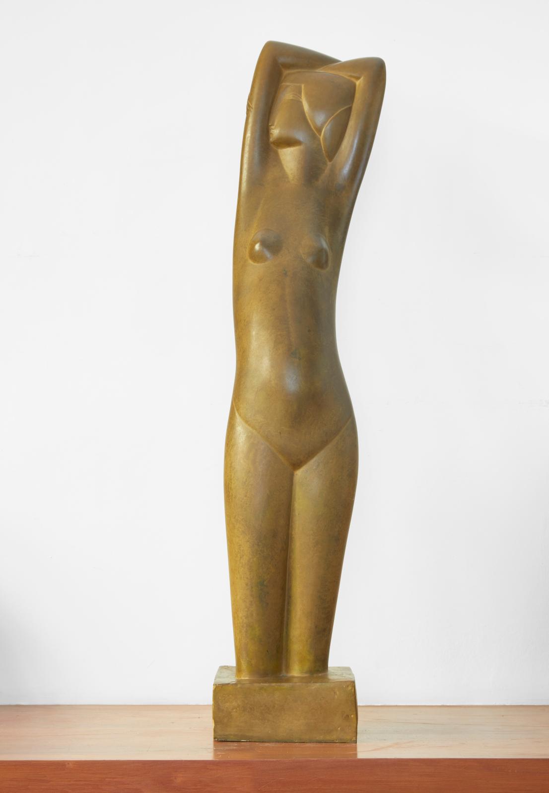Torse, 1912, bronze patiné, 123 cm.