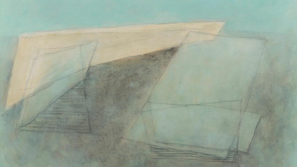 Joseph Sima (1891-1971), Sans titre, 1961, huile sur toile, 92 x 73 cm. Adjugé :... Les choix de Jean Grenier plébiscités