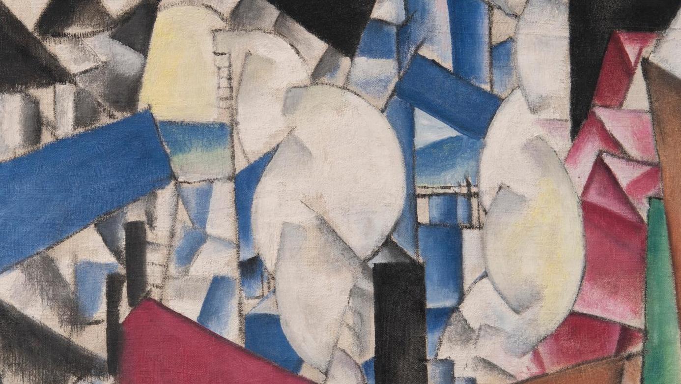 Fernand Léger (1881-1955), Fumée sur les toits (verso, reproduit ici). Le 14 Juillet... Succès pour Léger et la Triton Collection