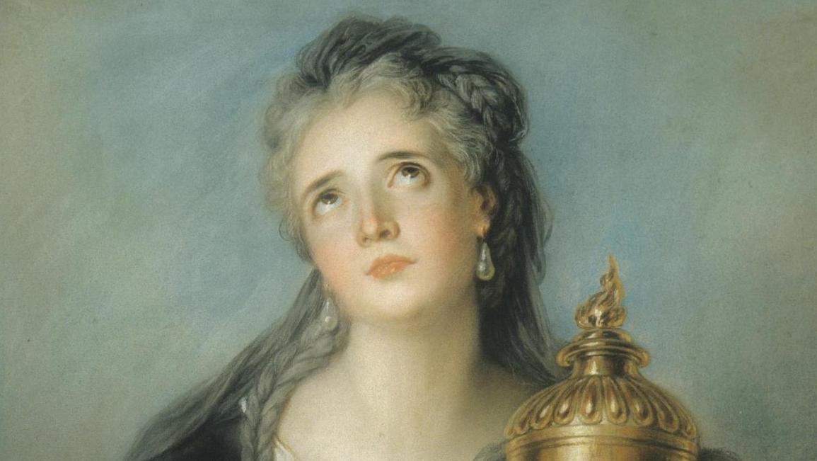 Charles-Antoine Coypel (1694-1752), Adrienne Lecouvreur : Cornélie (La Mort de Pompée,... La Régence à Paris au musée Carnavalet 