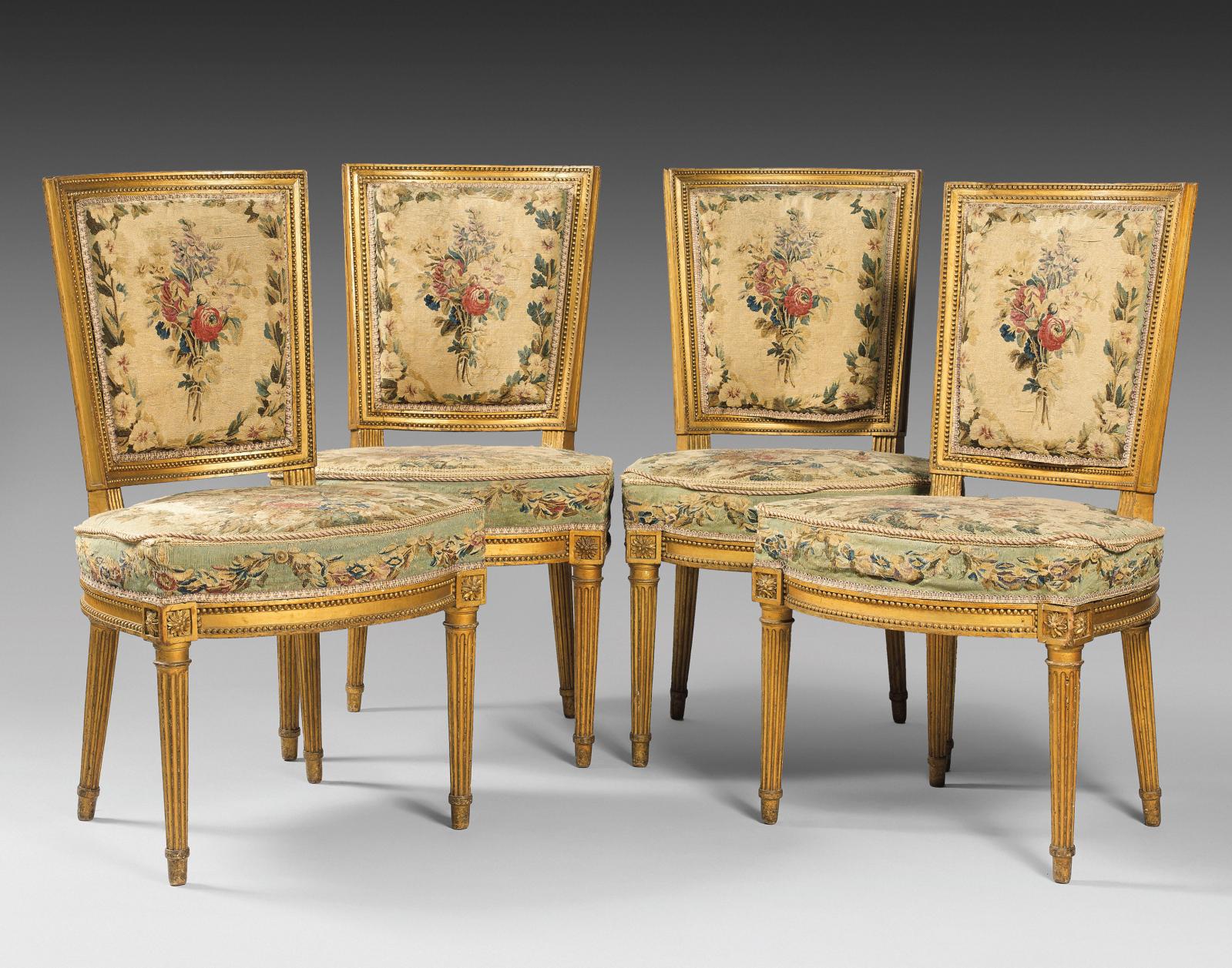 Quatre chaises d'Henri Jacob