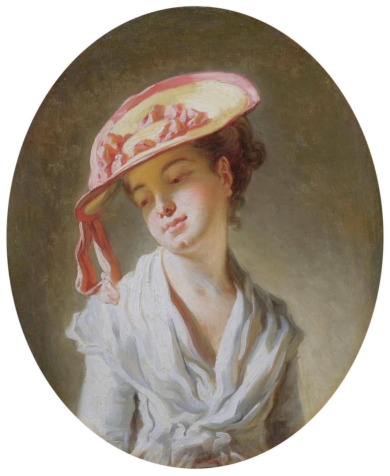 Jeune fille au chapeau, un tableau de Fragonard redécouvert