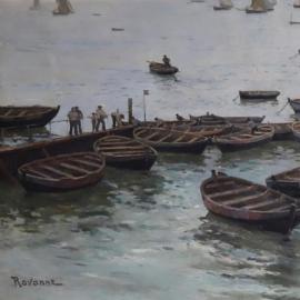 Ravanne et les canots de la Manche - Panorama (avant-vente)