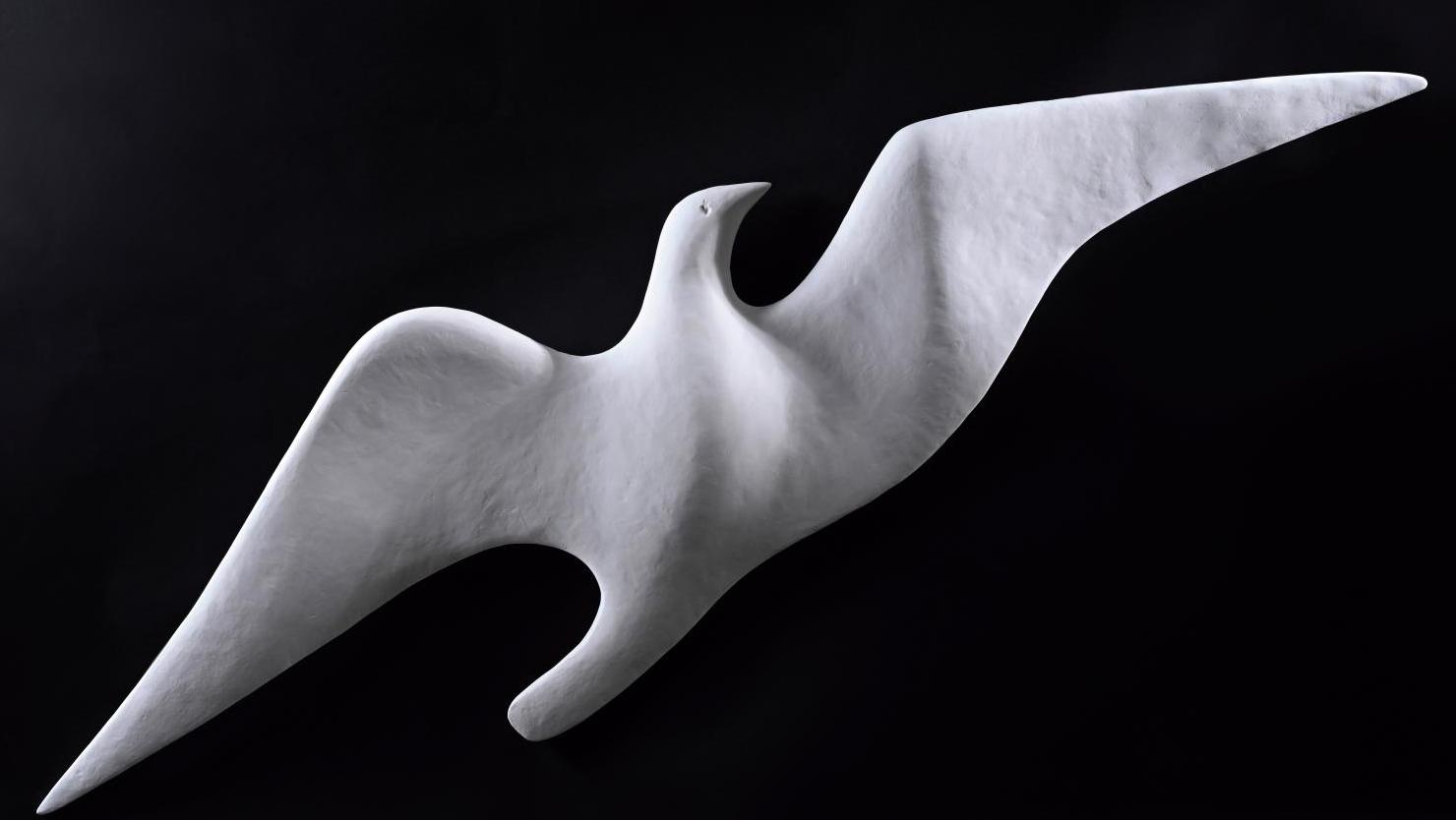 Alberto Giacometti (1901-1966), Oiseau, dit communément Albatros, modèle conçu vers... Alberto Giacometti et les Henson à tire-d’aile