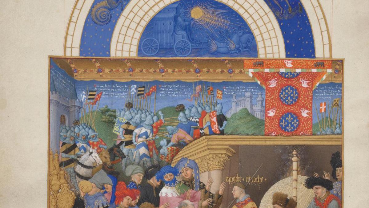Frères de Limbourg (actifs vers 1402-1416), Très Riches Heures du duc de Berry, folio... Les Très Riches Heures du duc de Berry à l'étude 