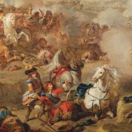 La bataille de Seneffe par Bénigne Gagneraux