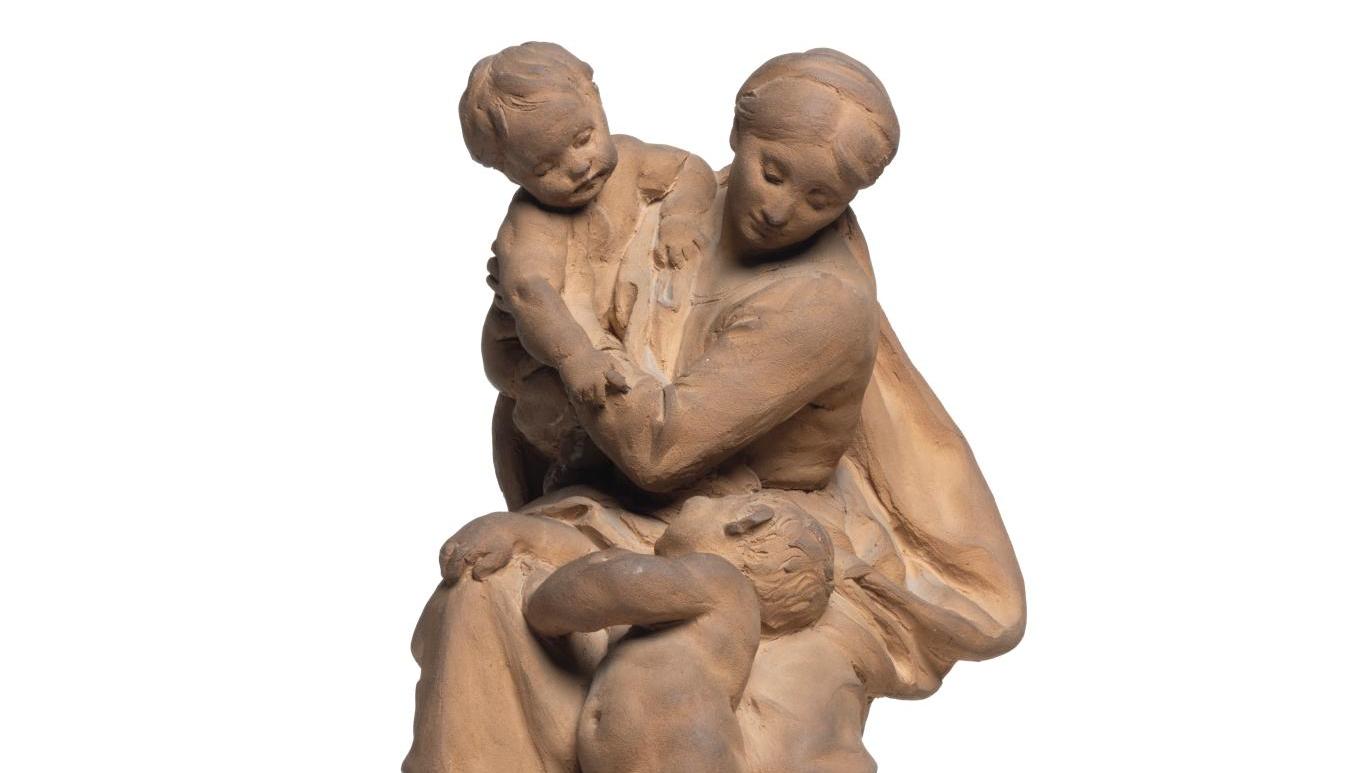 Aimé-Jules Dalou (1838-1902), Vierge à l’Enfant avec saint Jean-Baptiste, dite aussi... Quand Dalou influençait l’Angleterre