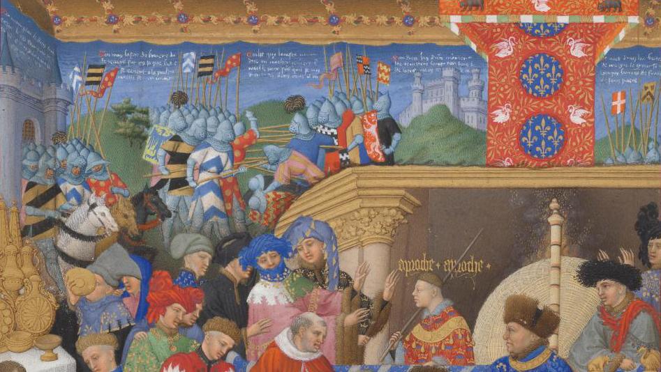 The Limbourg brothers (active c. 1402-1416), Très Riches Heures du duc de Berry,... Studying Les Très Riches Heures du Duc de Berry 