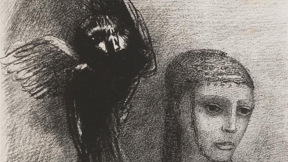 Odilon Redon (1840-1916), La Tentation de saint Antoine, première série, texte de... Une rencontre entre Flaubert et Redon