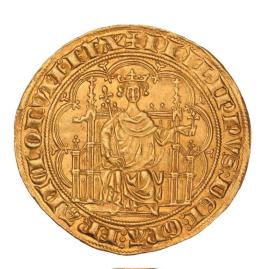 Philippe le Bel bien assis sur une monnaie d'or