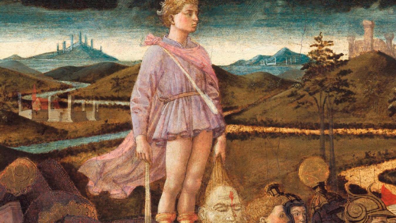Francesco Pesellino (vers 1422-1457), Le Triomphe de David (détail), vers 1445-1450,... Première rétrospective Pesellino à Londres
