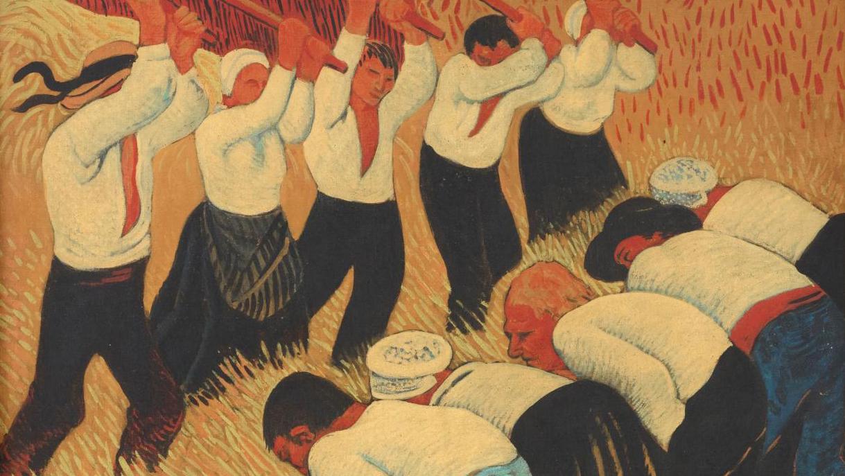 Paul Sérusier (1864-1927), The Wheat Threshers, 1893, oil on canvas, 91 x 73 cm/25.8... Paul Sérusier, Bringing Us Closer to Reality