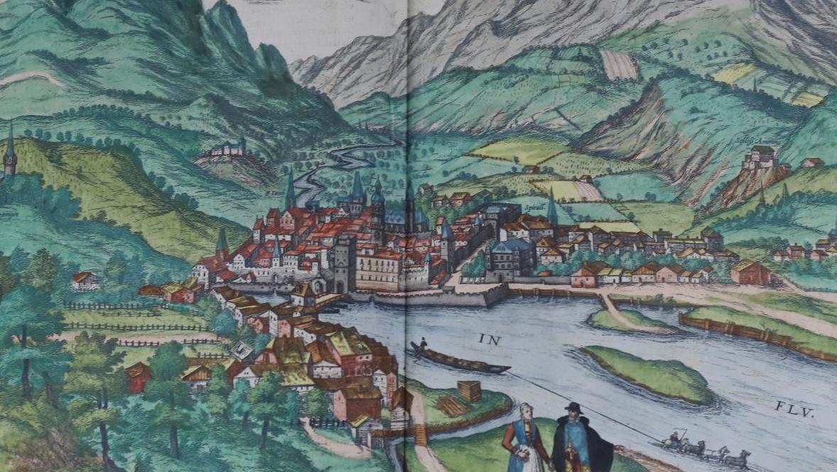 Georg Braun (1541-1622), Simon Van den Neuwel et Franz Hogenberg (1535-1590), Théâtre... Un survol des villes du monde avec Georg Braun