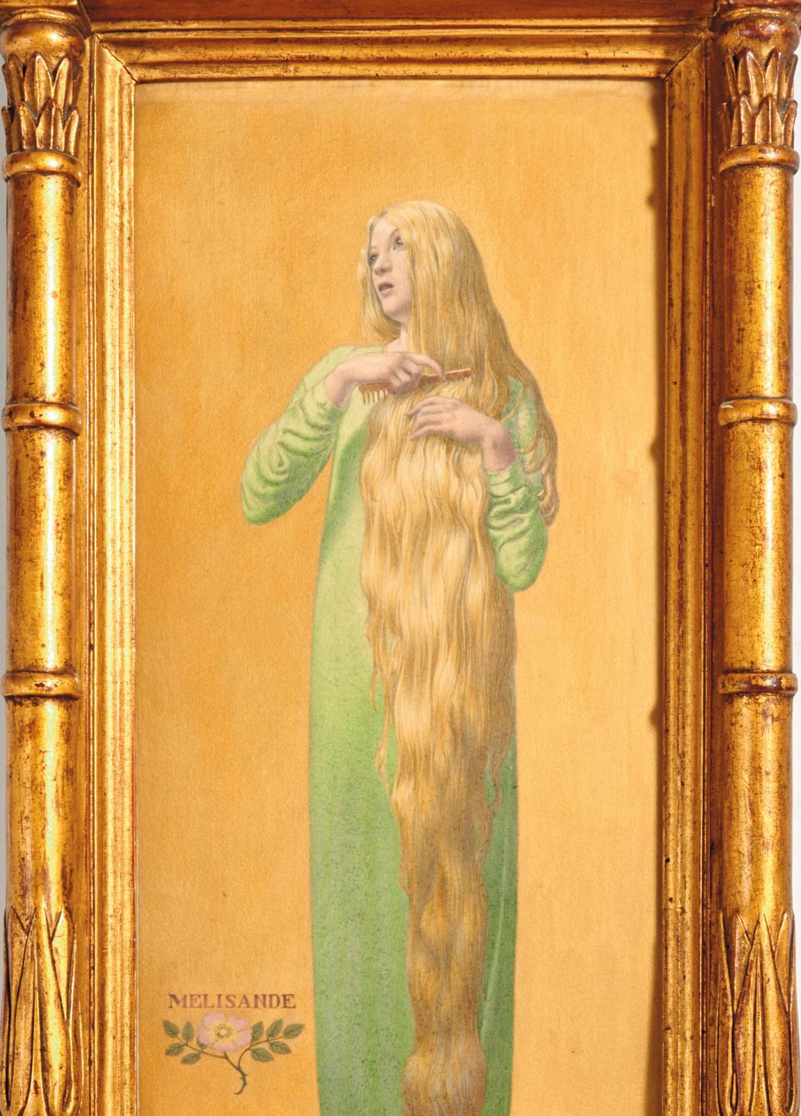 Mélisande symboliste par Carlos Schwabe 