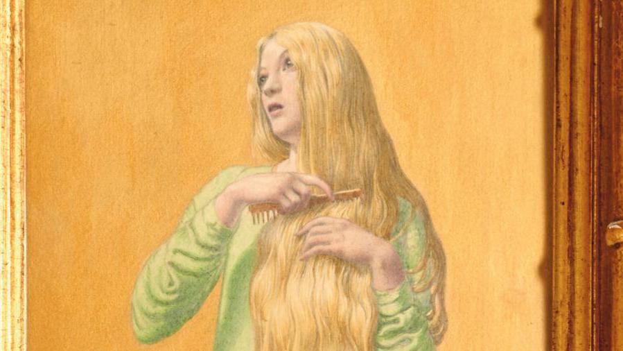   Mélisande symboliste par Carlos Schwabe 