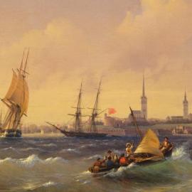 Ivan Aïvazovsky en mer Baltique