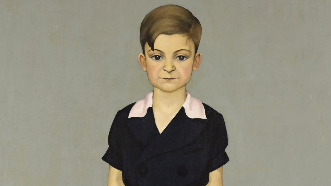 Félix Del Marle (1889-1952), Jeune garçon au ballon, portrait de Jean-Pierre Dobelle,... Portraits d’enfance à Roubaix