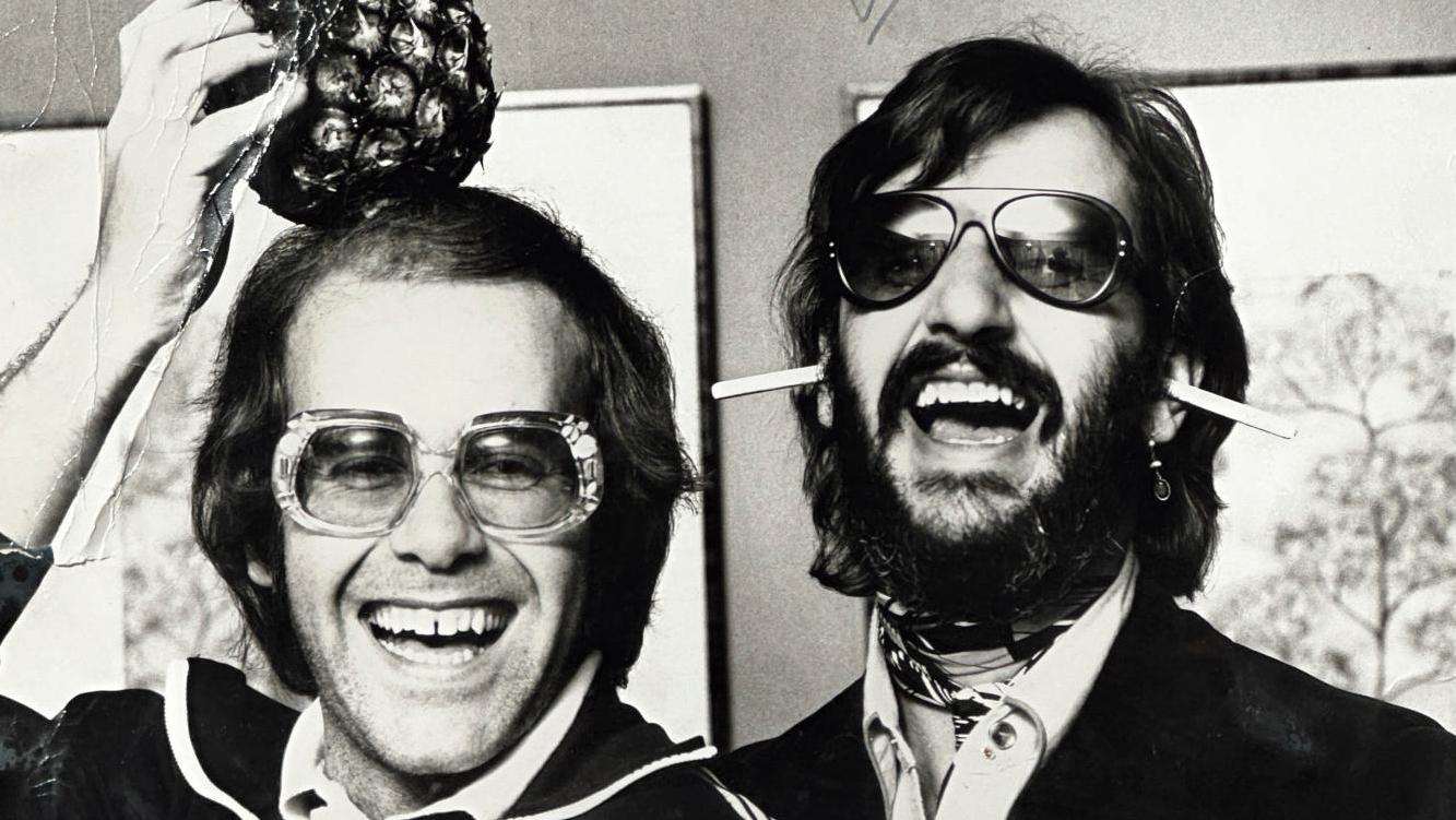 © Terry O’Neill/Iconic Images Elton John et Ringo Starr par Terry O’Neill 
