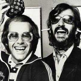 Elton John et Ringo Starr par Terry O’Neill 