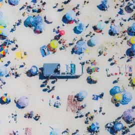 La plage vue du ciel par Antoine Rose - Panorama (avant-vente)
