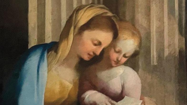 Lubin Baugin (vers 1612-1663), L’Éducation de la Vierge, huile sur toile, 65 x 79 cm.... Une sainte leçon de Lubin Baugin