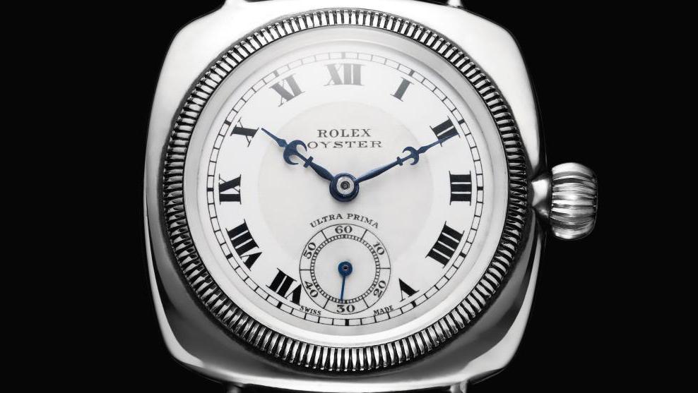 This nearly 100-year Oyster is a concentrate of modernity (a screw-down crown, back... R for Rolex