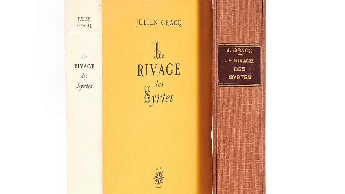 Julien Gracq (1910-2007), Le Rivage des Syrtes, Paris, José Corti, en 1951, in-12,... Bibliophilie : Julien Gracq, prix Goncourt malgré lui avec le Rivage des Syrtes