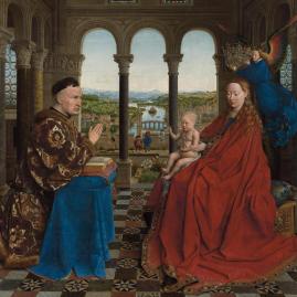 Van Eyck’s Madonna of Chancellor Rolin Restored and Exhibited at the Louvre  - Analyses