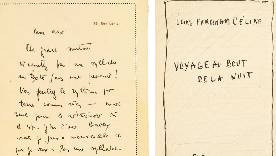   Un ensemble signé Louis-Ferdinand Céline