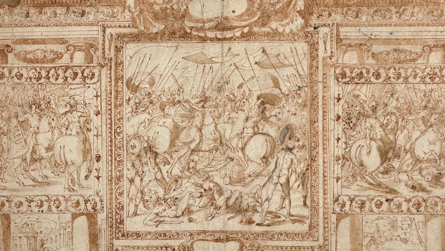 Giorgio Vasari (1511-1574) et son entourage (Mario Marchetti dit Marco da Faenza),... Dessins de collection, de Vasari à Puvis de Chavannes…
