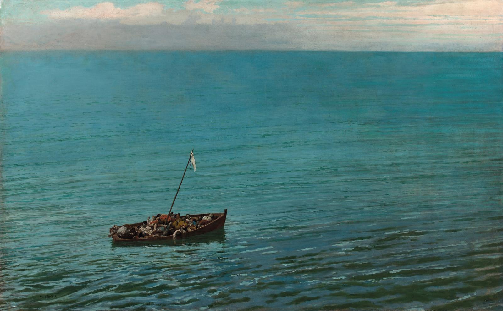 L’épave, une toile inédite de Jean-Léon Gérôme découverte dans une collection inconnue