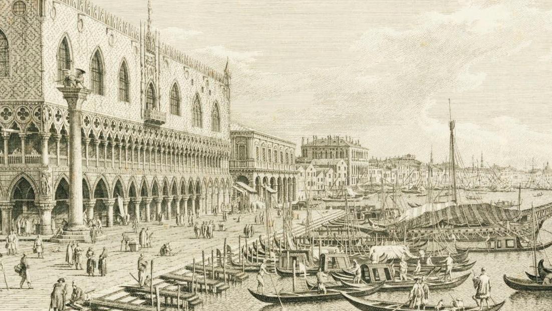 Antonio Visentini (1688-1782) d’après Canaletto (1697-1768), Urbis venetiarum prospectus... Venise, urbi et orbi