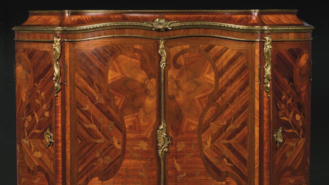 Bernard II Van Risen Burgh (1705-1766), armoire en bois de placage marqueté, époque... Plutôt BVRB ou Prouvé ?