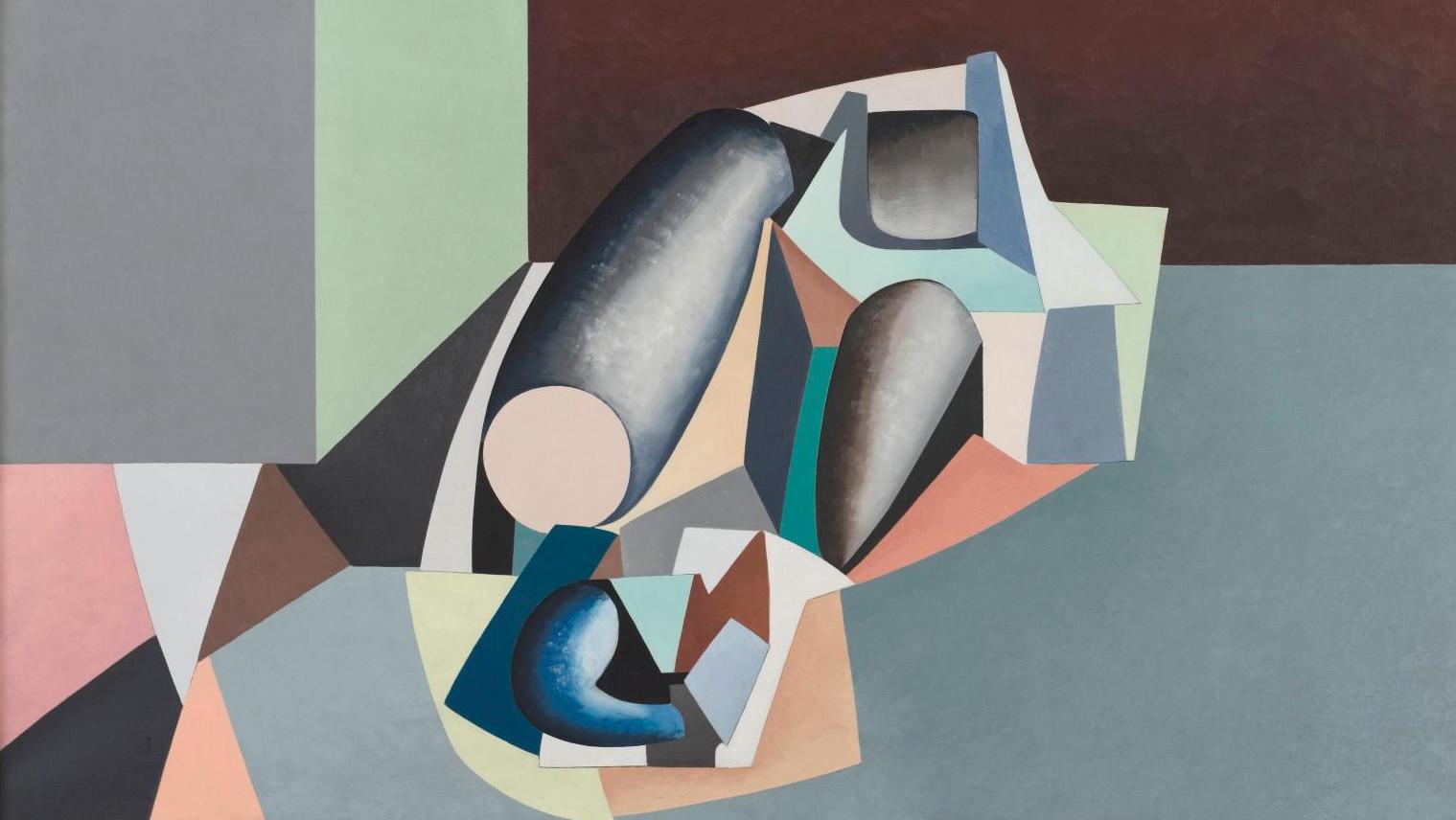 Jean Hélion (1904-1987), Figure tombée,1939, huile sur toile, 126,2 x 164,3 cm. © Centre... Rétrospective Jean Hélion au musée d’Art moderne de Paris